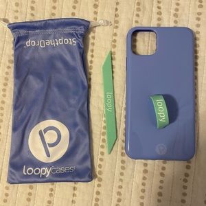 iPhone 11 Pro Max Periwinkle Loopy Case & loop